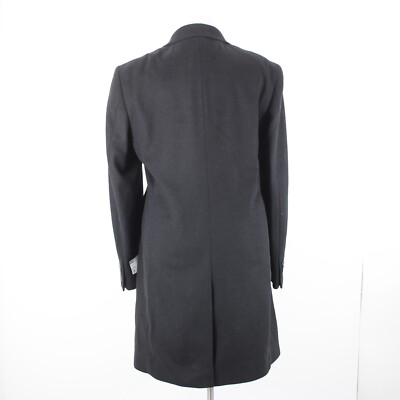 Michael Kors NEW $495 Kavon Sz 42L Black Buttons Lined Wool