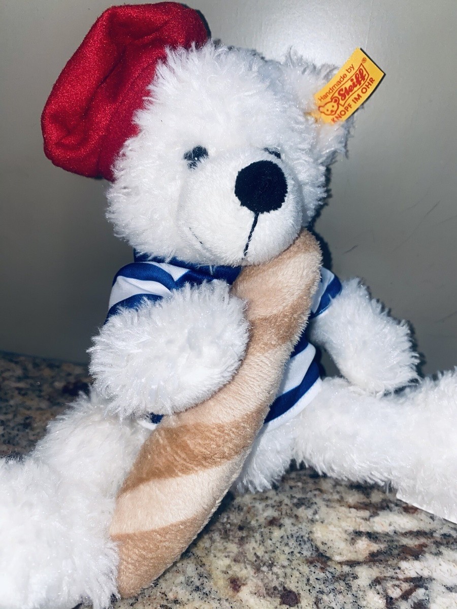 STEIFF Teddy Bear Exclusive French Baguette Beret 2016 FINE