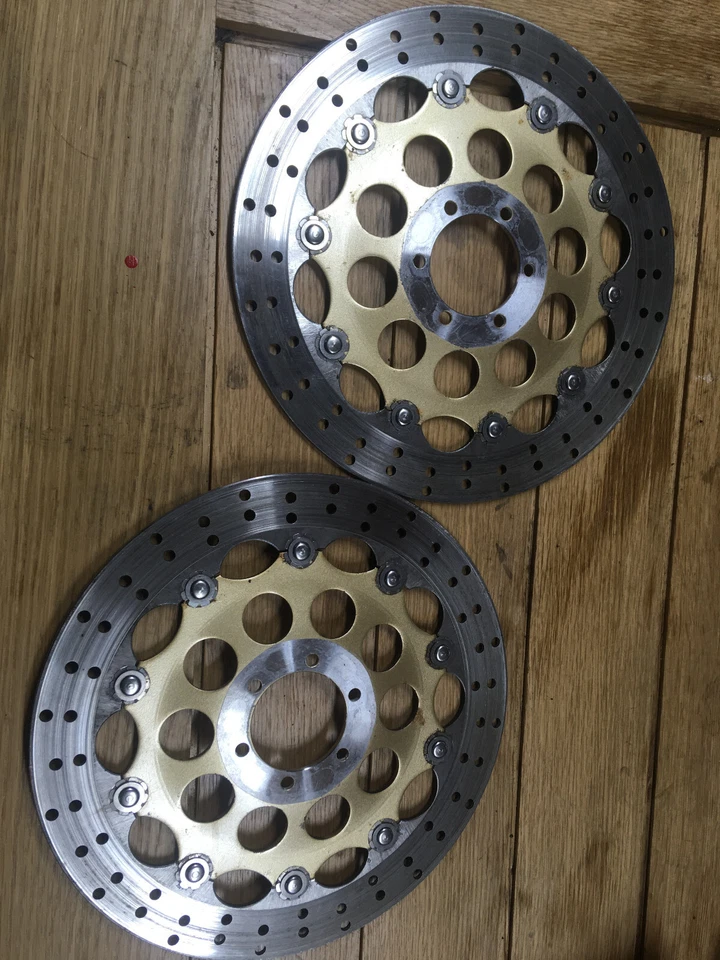 Ducati ST2 ST4 900SS 750SS 748 916 320mm front brake discs Brembo Goldline pair - Image 4 of 4