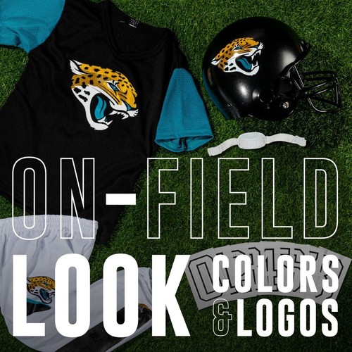 Jacksonville Jaguars Kids NFL 6pc Deluxe Football Uniform Set, Small - Picture 3 of 10