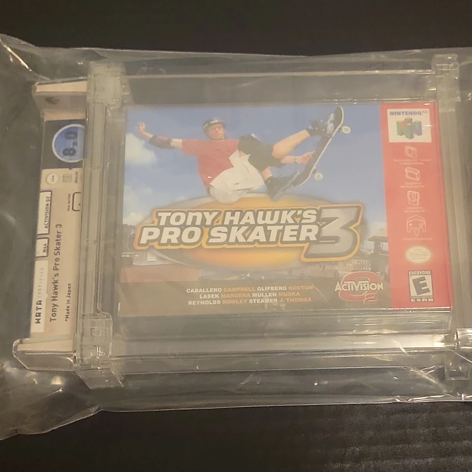 Tony Hawk's Pro Skater 3 Nintendo 64 N64 Factory Sealed WATA 8.0 A+ Seal Graded - Image 2 of 4