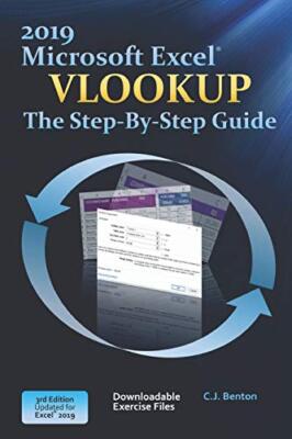 Excel 2019 Vlookup The Step-By-Step Guide, Benton 9781080007981 Free Shipping-,