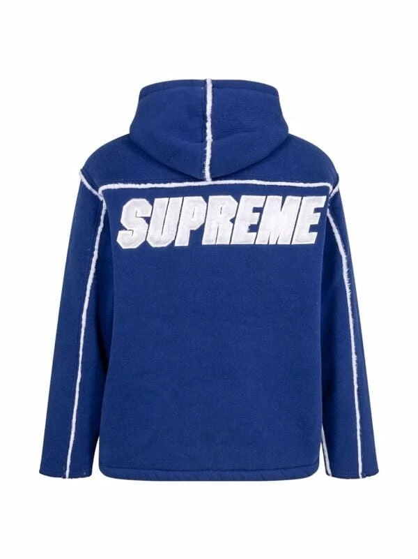 Grand manteau bleu Supreme