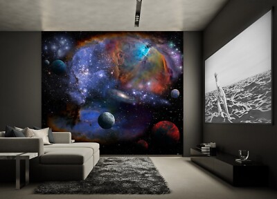 3D Starry Planet G7449 Wallpaper Wall Murals Removable Self-adhesive Honey