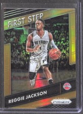 2016-17 Panini First Step Gold Prizm #3 Reggie Jackson No 7 of 10