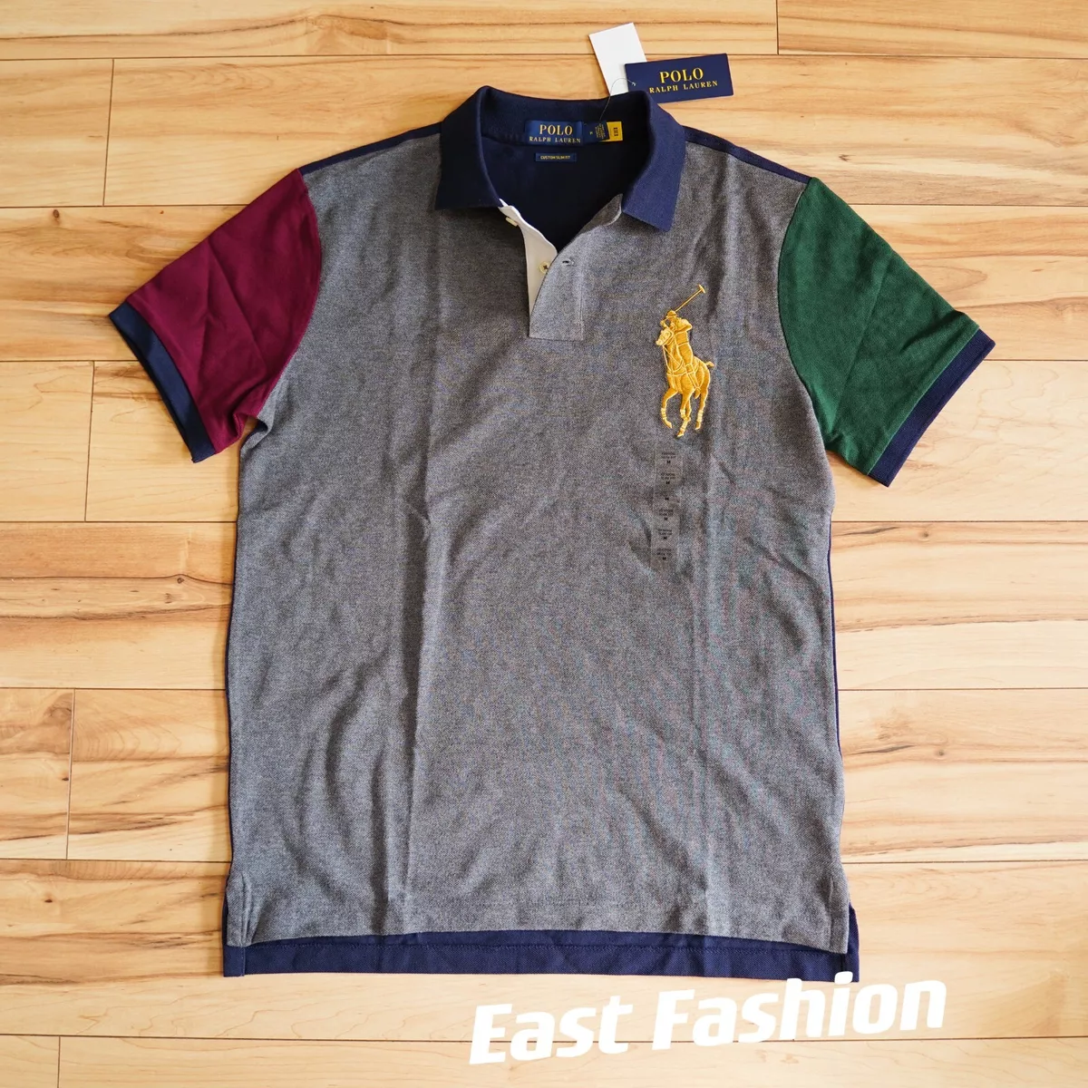 POLO RALPH LAUREN Country Custom Slim Fit Mesh Polo Shirt (Large