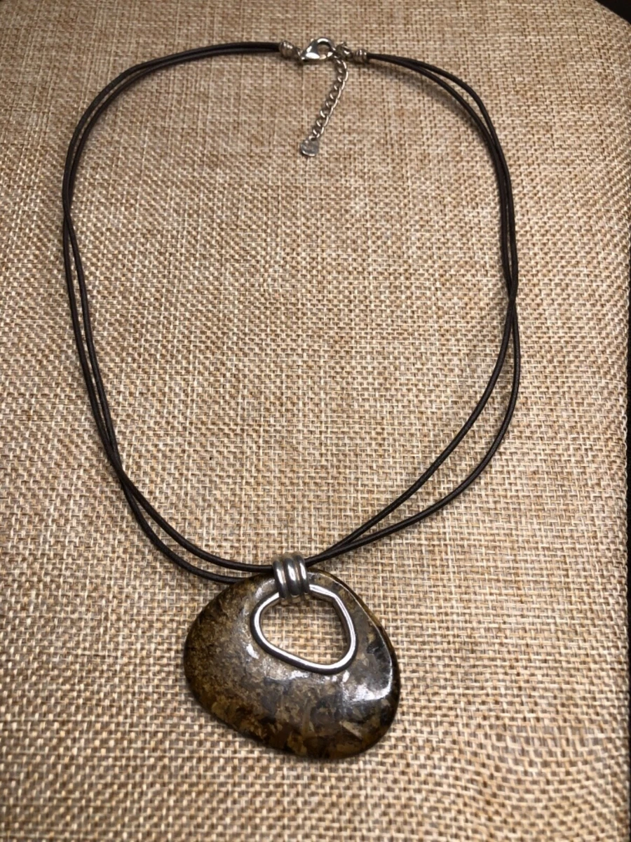 Silpada leather best sale necklace