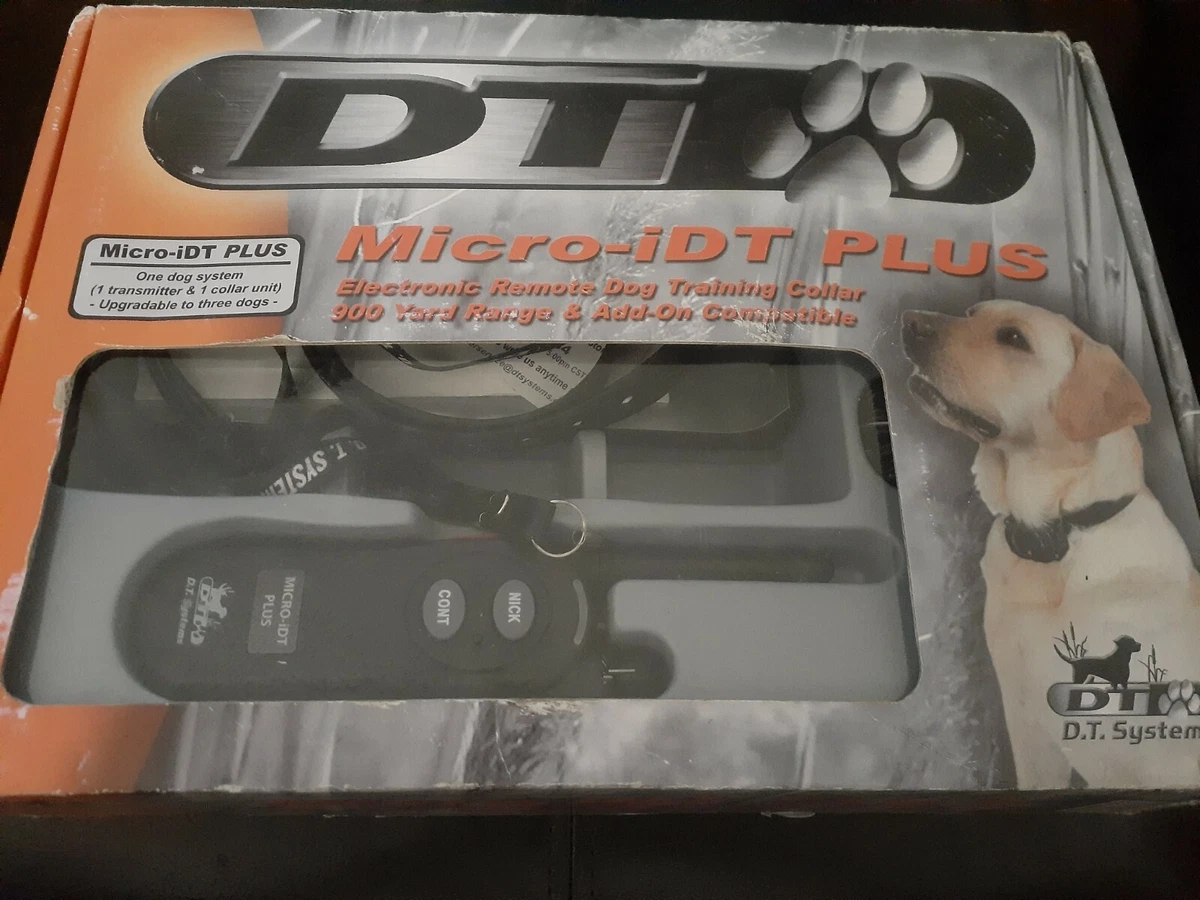 DT Systems Micro iDT Plus Remote Dog Training Collar Shock Collar Complete  | eBay