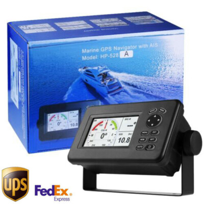 Matsutec 4.3-Inch Color LCD Chart Plotter Class B AIS GPS Navigator HP-528A