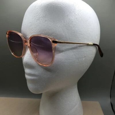 Toms Sandela 201 Handcrafted Sunglasses Peach Frame Purple Gradient Lens Toms Sandela 201 Handcrafted Sunglasses Peach Frame Purple  main image 2