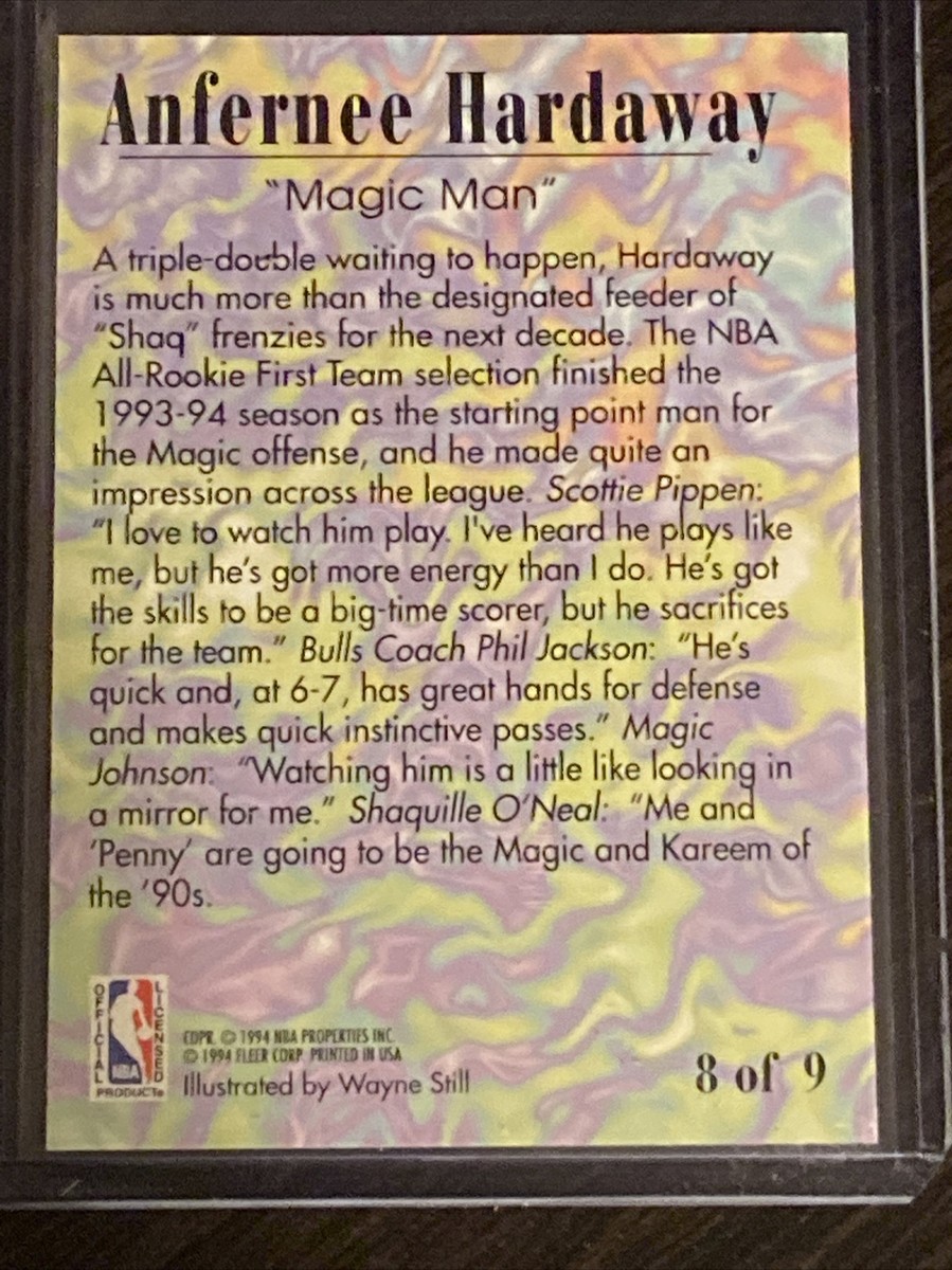 鬼レア▼NBA▼「A.Hardaway（ペニー）」オレンジ・リフラクター 鬼レア▽NBA▽「A.Hardaway（ペニー）」オレンジ・リフラクター