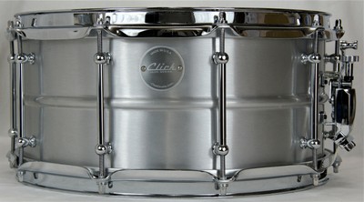 Click Drums 6.5 x14 Aluminum Snare Drum with Tube Lugs
