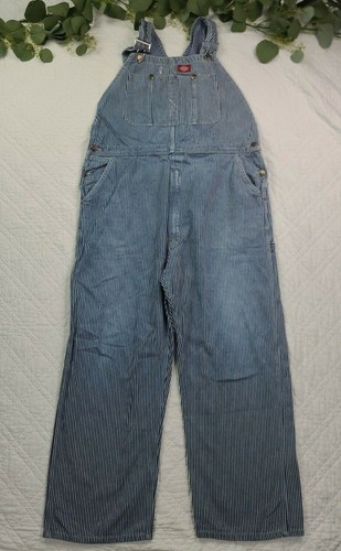 Dickies Mens Blue and White Denim 