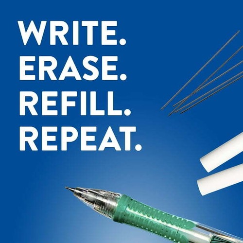 Paper Mate Clear Point Mechanical Pencils, 0.7mm, #2, Fashion Barrels, 2 Count - Picture 4 of 6