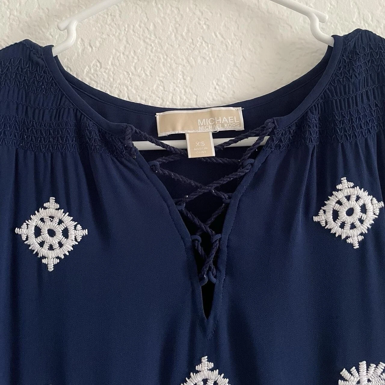 Abito donna Michael Kors manica lunga ricamato preloved