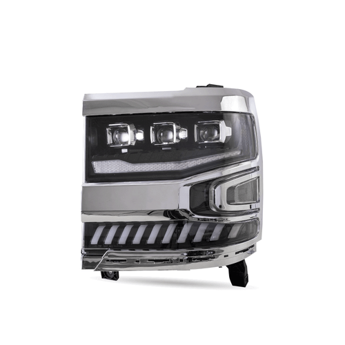 Pair Fits Chevrolet Silverado 1500 2016-2018 LED Headlights w/Startup Sequential - Picture 3 of 15