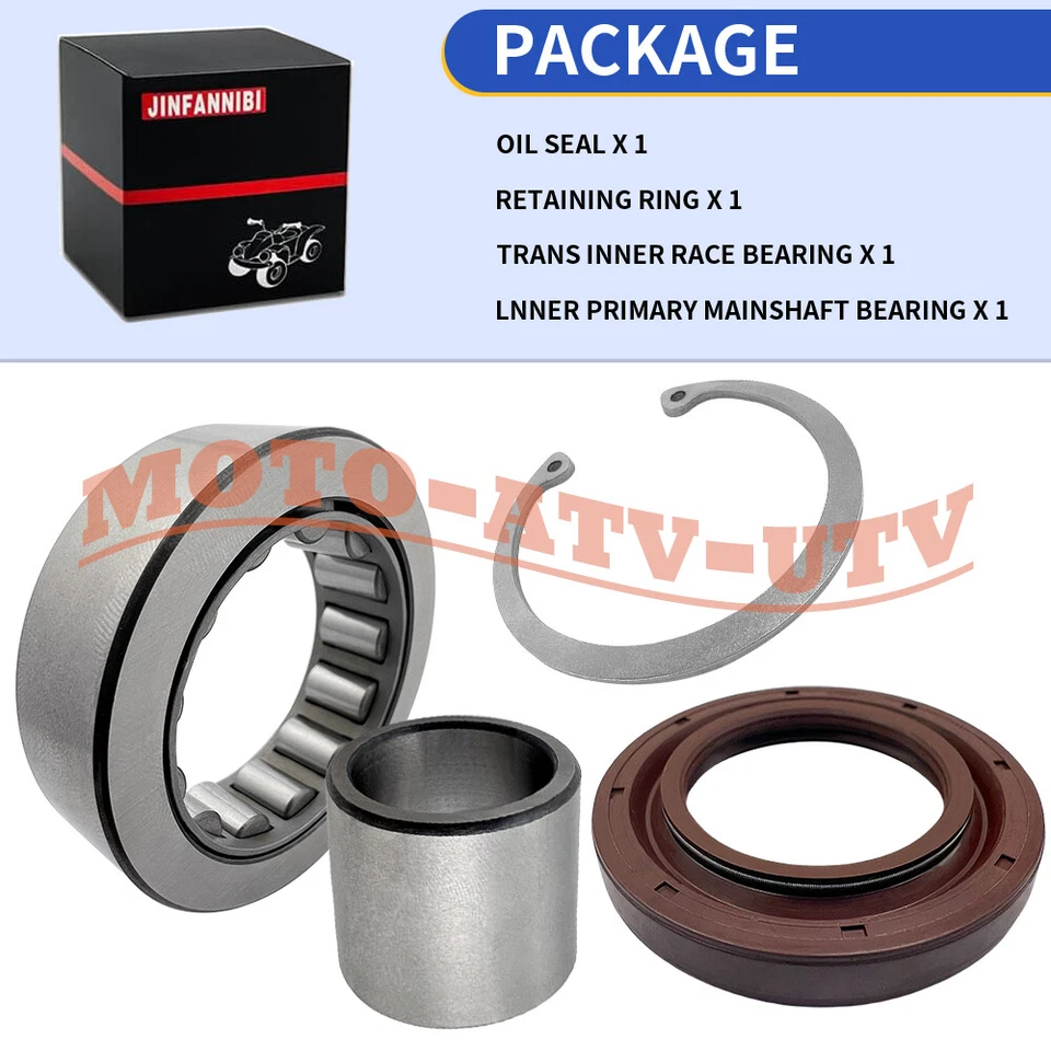Inner Primary Mainshaft Bearing Seal Kit for Harley Softail Road King #1120-0281 Foto 3 de 4
