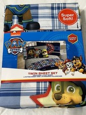 Nickelodeon Paw Patrol Twin Sheet Set kids bedding new