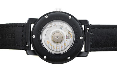 Bvlgari Bulgari Carbongold BB40CL Carbon Steel Date 40MM Men's