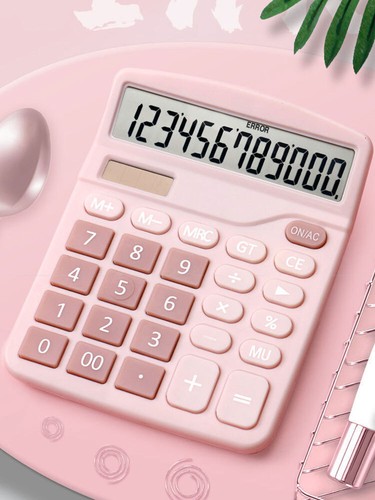 Desktop Calculator 12 Digit Display Battery Solar Basic Big Button Business Home - Picture 11 of 22