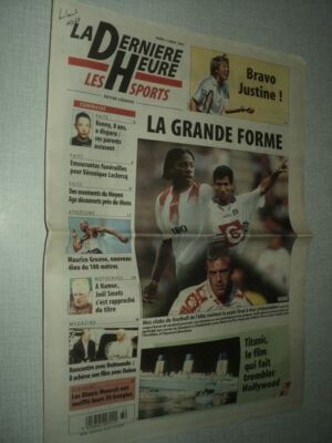 LA DERNIERE HEURE 1997/216 (4/8) JEAN-PAUL BELMONDO FELA ANIKULAPO-KUTI N'TUMBA