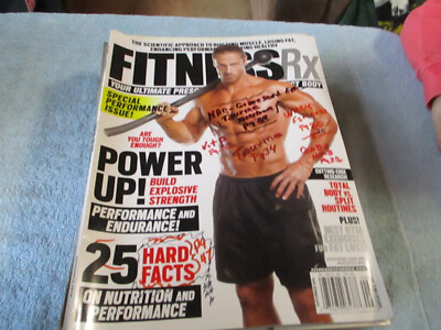 Fitness Rx Magazine Sept. 2016 -Marc Megna Muscletech Athlete - Cover Shot