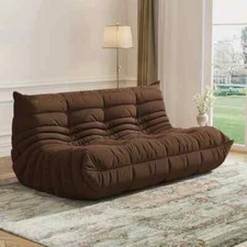 Chesterfield Sofa Caterpillar Lazy Sofa 1 to 3 Seats Tatami Floor Sofa Nap Couch