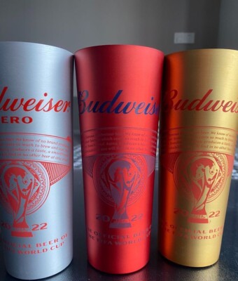 Rare China Budweiser beer 2022 Qatar football FIFA World Cup