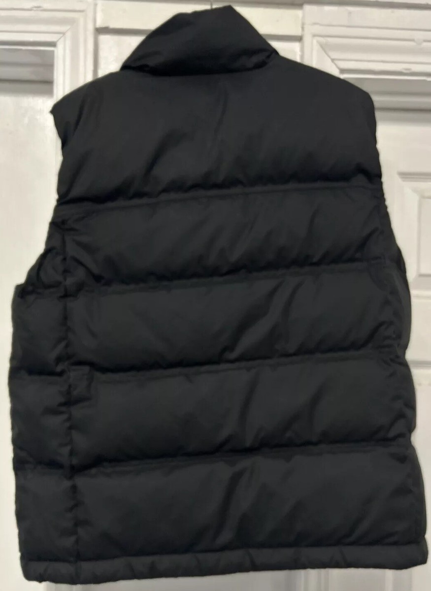 LL Bean Puffer Vest Black Down Filled DOWNTEK Men's Medium LL Bean Puffer Vest Black Down Filled DOWNTEK Men's Medium