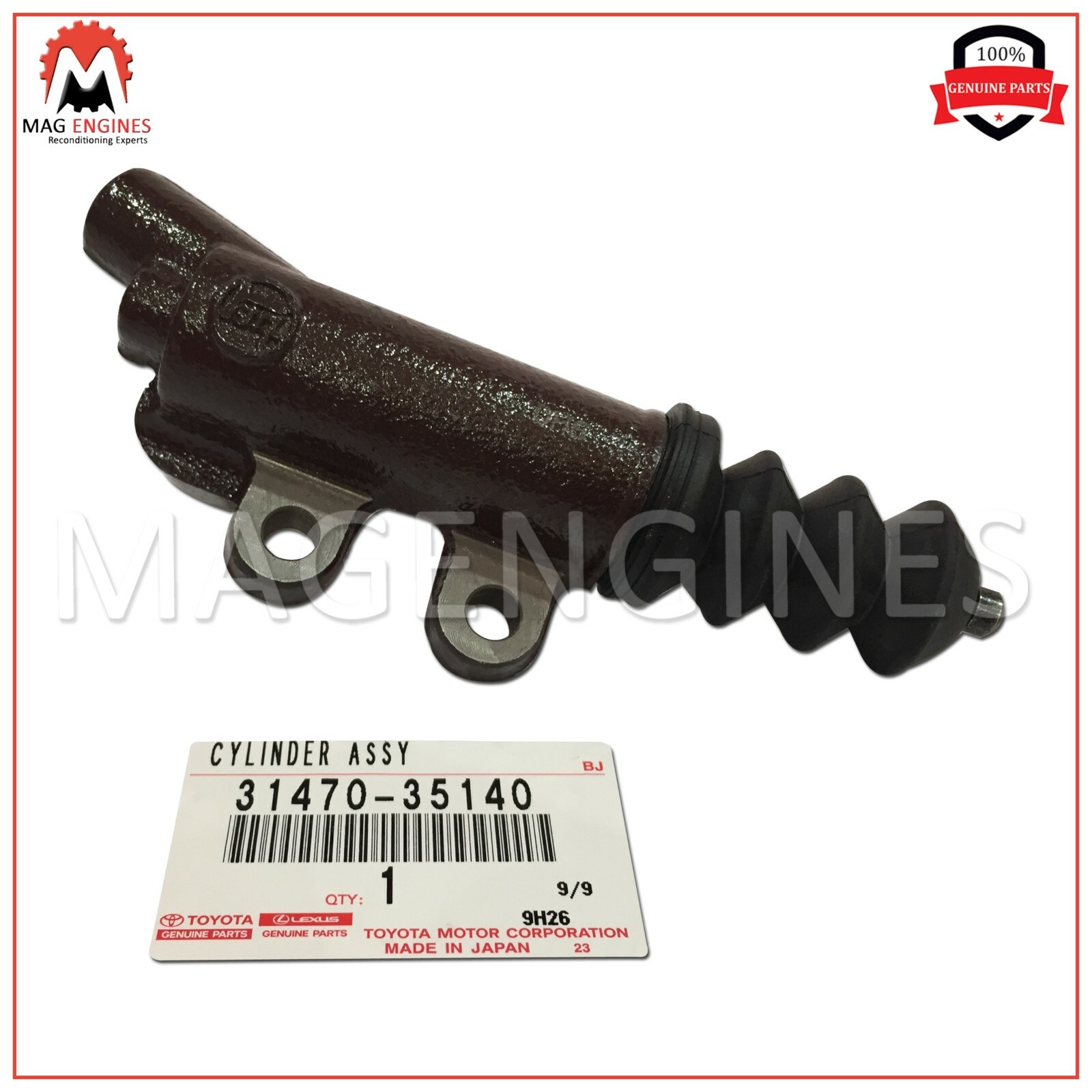 31470-35140 GENUINE OEM CYLINDER ASSY, CLUTCH RELEASE 3147035140 