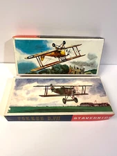 TWO 1/50 SMER STAVEBNICE D.H. 82 TIGER MOTH & FOKKER D.VII OPEN BOXES