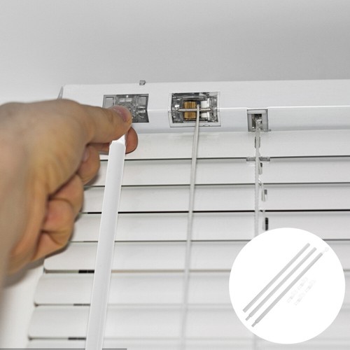 Venetian Blind Accessories Vertical Pull Rod Replacement Wand with Hook Travel - Picture 4 of 12