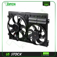 Radiator Condenser Cooling Fan Assembly For 2006 2007-2012 Volkswagen Passat