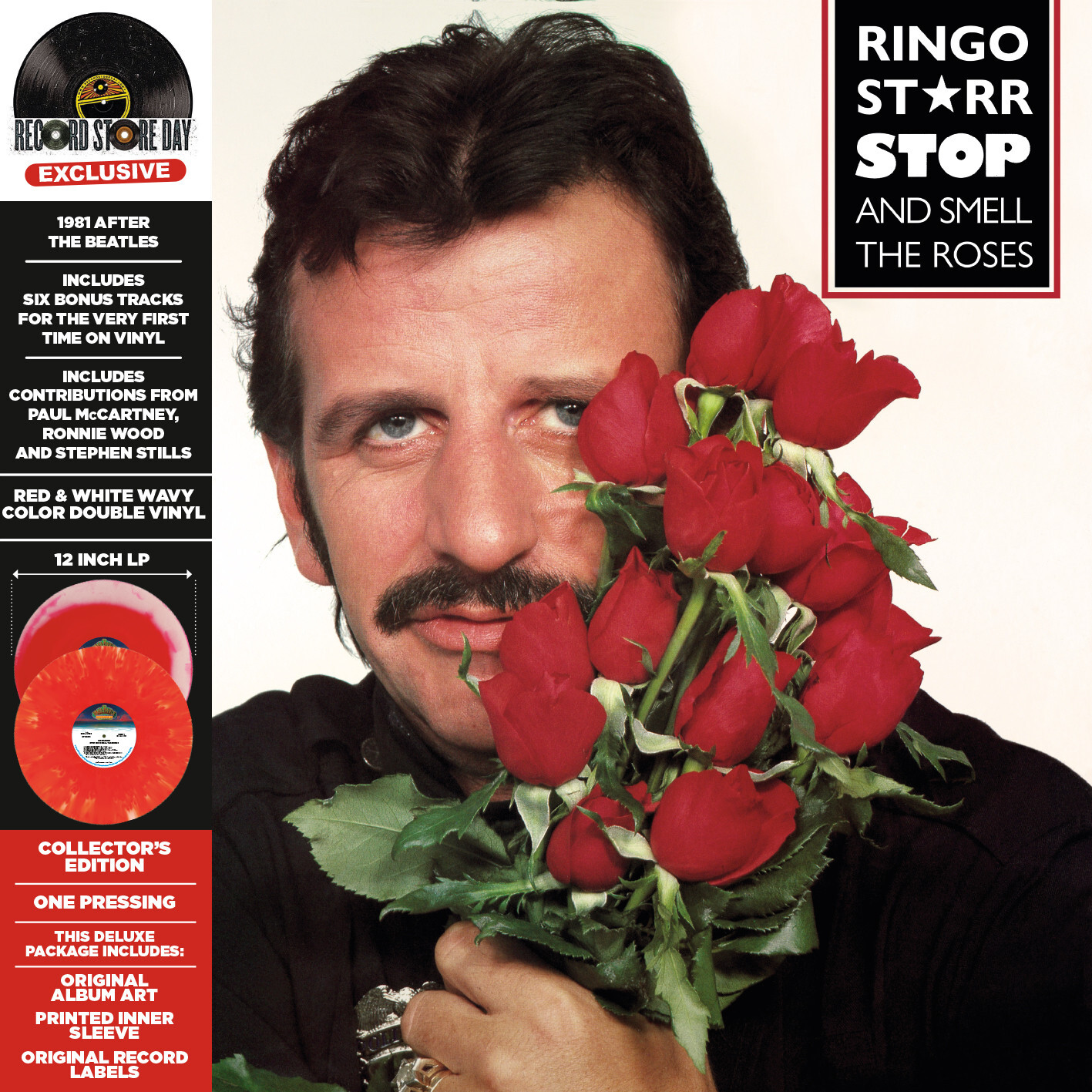 Ringo Starr - Stop and Smell The Roses (Vinyl Red and White + Galaxy Red and Whi