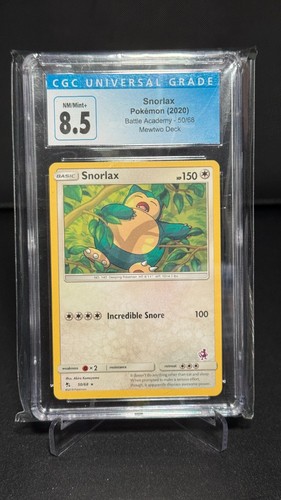 Snorlax graded CGC 8.5 for sale on eBay