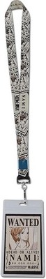 *NEW* One Piece: Nami Wanted Poster Style #1 Lanyard with ID Holder