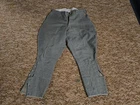 WW1 Era US Military Pants Wool Trousers Green 29" Waste