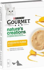 Purina Gourmet Snack Gatto Nature's Creations Puree Con Pollo e Zucca 5 x 10g