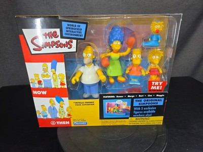 Playmates The Original Simpsons 5 Figures 2003 Now & And Then Interactive 43608