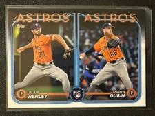 2024 Topps Update Series - Rookie Combos Shawn Dubin, Blair Henley #US252 (RC)