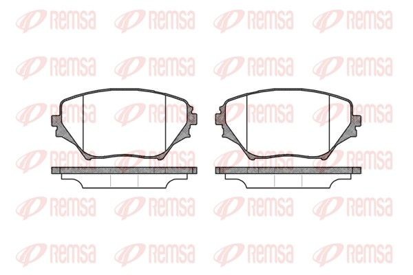 Remsa Bremsbelagsatz, Scheibenbremse 0813.00 FüR Toyota-image