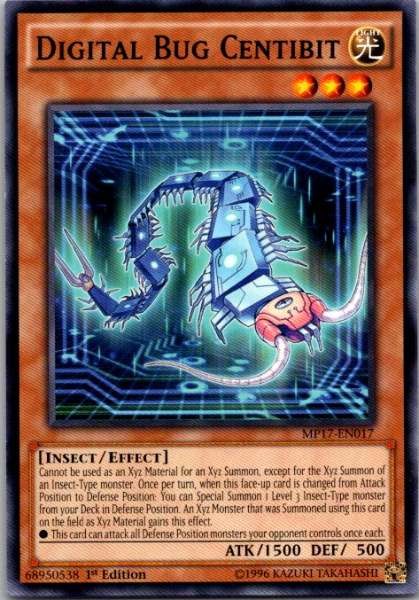 Digital Bug Centibit MP17-EN017 2017 Mega-Tins Mega Pack Common 1st Edition N...