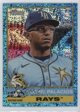 2025 Topps Heritage Chrome Light Blue Sparkle Refractor Richie Palacios 10q4