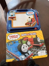 Thomas  Friends 22 Page Storybook  Magnetic Drawing Board For Kids/ Learning