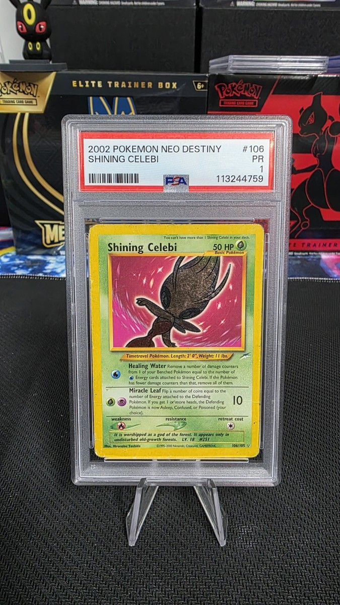 Shining Celebi 106/105 Neo Destiny Holo for sale online | eBay