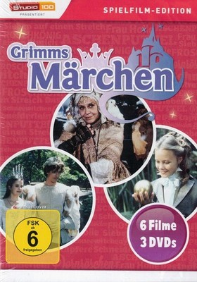 DVD NEU/OVP - Grimms Märchen - Spielfilm-Edition - 6 Filme - 3 DVDs