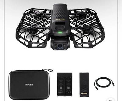 HOVERAir X1 PROMAX 8K Self-Flying  Drone Camera Bundle 2 Batteries + Case NEW