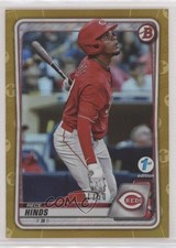 2020 Bowman Draft 1st Edition Gold Foil 31/50 Rece Hinds #BD-15 nl1