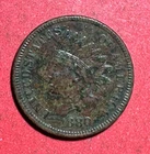 1880 US Indian Head Cent! XF Details! SHARPOld US Coin!