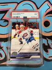 Owen Beck Young Guns #214 PSA 9 2023-24 UD Series 1 Montreal Canadiens (DJL3)